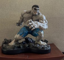 INCREDIBLE HULK Gray Full Statue Bowen Designs Shiflettt Marvel w/ Box #627/1000 picture