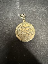 Vintage Universal Studios Indiana Jones Epic Stunt Spectacular Bronze Coin Keych picture