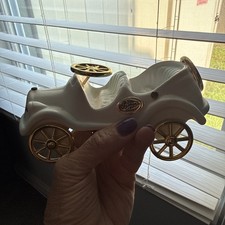 Antique Convertible Car Figurine By Berger 6 1/2’ X 4” Made In Italy picture