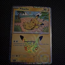 Pikachu 21/30 Celebrations Tropical Vibes Promo Holo English 2021 Pokemon TCG picture
