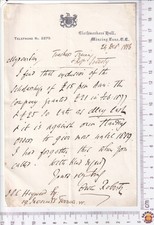 Owen Roberts Welsh Educationalist 1p ALS Clothworkers Hall 1886 JSC Haywood picture