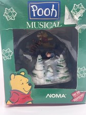 Vintage 1997 Noma Winnie The Pooh Ice Skating Musical Disney Winter Wonderland picture