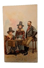1894 Singer Manufacturing Co Trade Card – WALES – Welsh Costume Sewing Machine picture