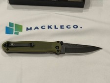 CobraTec Manual Open Pocket Knife Quick Strike G10 Knurled Rubber OD Green Cobra picture