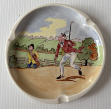 Vintage Syracuse China Golf Scene 7 1/2