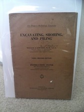 Vintage 1925 Booklet International Correspondence School Excavating Shoring picture