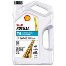 Shell Rotella T4 Triple Protection 15W-40 Diesel Motor Oil, 1 Gallon picture