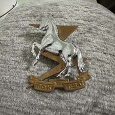 Vintage South Africa TSC TDK Technical Services Corps SADF Army Cap Badge Horse picture