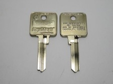 (2X) MEDECO - Uncut Square Headed Key Blanks picture