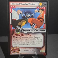 SCORE 2002 Dragon Ball Z DBZ Tuff Enuff P001 Tien and Yamcha Strike picture