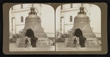 Photo:Moscow Russia 1906 Tsar Bell Kremlin Monument Stereo View picture