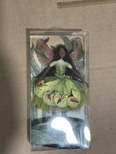 Tassie Black Fairy, 4” Handmade Fairy from Thailand. #T18SE1 Green picture