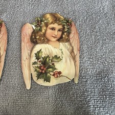 Vtg 1990’s Marcel Schurman Boxed Christmas Cards Lot Of 12 Die Cut Angel picture