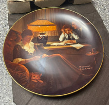 Norman Rockwell Knowles Collector Plate ‘Fathers Help’ Limited Edition picture