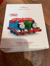 Hallmark Keepsake Ornament 2018 Thomas and Percy and Friends The Tank NIB Trains picture