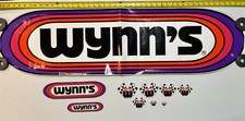 Original Very Rare 1969 4 Ft.x 12 1/2 in. and 12 in. long Wynn Stickers + more. picture