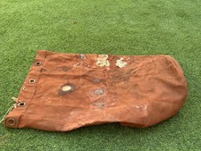 Unique Large WW2 Era Military Canvas Bag, very unusual colour,design & markings  picture