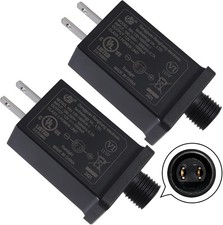 2Pcs Replacement Yard Inflatable Adapter, 12V 1A Power Supply Adaptor for 2 picture