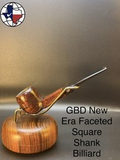 Vintage GBD New Era Faceted Square Shank Billiard Tobacco Pipe picture