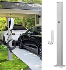 Tesla Charger Pedestal Outdoor, EV Charger Stand with Holder for for EV Charger, picture