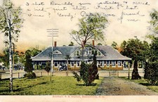 Summerville SC  Southern Railroad Train Station Vintage Postcard COPY picture