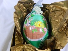 WATERFORD 2001 HOLIDAY HEIRLOOMS EGG ORNAMENT MOUTH BLOWN GLASS 7