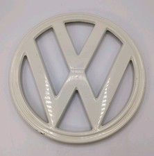 Vintage VW Volkswagen Bus Van Nose Front Emblem 4 Pin 9.75in. Metal 9 3/4