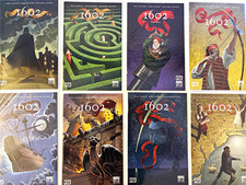 Marvel Comics 1602 Comic Book volumes 1-8 Issues in sleeves and board picture