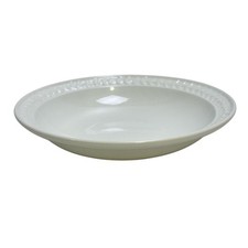 Portmeirion 1998-2006 Retired 'Options' Embossed Smooth Laurel Rim Soup Bowl picture