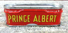 VINTAGE PRINCE ALBERT VERTICAL POCKET TOBACCO TIN - LITHO - MATCH SAFE / STASH picture