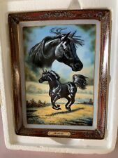 THE ARABIAN HORSE PONY FRANKLIN MINT PORCELAIN PLATE PERFECT BOXED picture