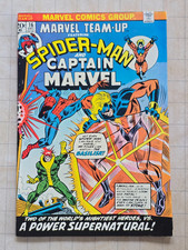 Marvel Team Up 16 featuring Spider-Man and Captain Marvel Marvel Comics 1973 picture