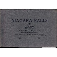 Antique 1920s Niagara Falls Canada Souvenir View Book Photogelatine Ottawa picture