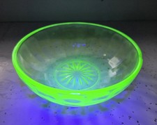 Vintage Uranium Glass Bowl picture