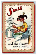 Comic Smile Fruit Wont Spoil Artist Dwig Dwiggins Raphael Tuck DB Postcard Q19 picture