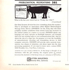 Litton Industries Data Systems Cat Graphics Beverly Hills CA Vtg Mag Print Ad picture