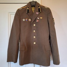 Original Soviet USSR Tank Troops Tunic Badges Named Lining Cold War Pre-1980 picture