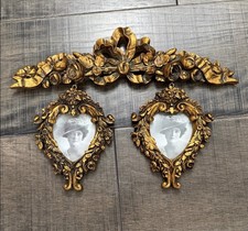 Vintage Ornate Double Photo Frame – Handcrafted Old-World Style picture