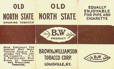Old North State Louisville KY empty soft tobacco label wrapper - ZZ-70 picture