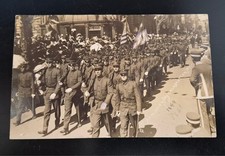 1910 San Francisco RPPC Postcard-Marines Parade-1849 Gold Rush Admission Day picture