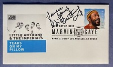 SIGNED LITTLE ANTHONY FDC AUTOGRAPHED FIRST DAY COVER - TEARS ON MY PILLOW picture