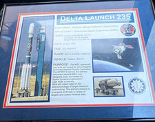 Vintage Delta Launch 235 Framed Poster, Black Frame Hanging picture