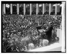 Arlington National Cemetery VA Memorial Day Coolidge Speech 1924 Crowd picture
