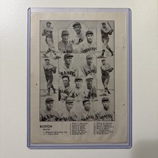 1932 Boston Braves Vintage Baseball Picture Rabbit Maranville HOF Rare Antique picture