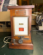 Vintage 1938 GWR Mahogany-cased Signal Lamp In/Out Repeater and Indicator picture