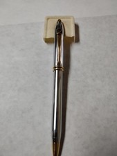 VTG Cross Townsend Medalist Ballpoint Pen USA Chrome Gold Trim Working #P45 picture