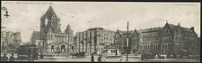 Boston MA Copley Square Trinity Church Streetcars Mail Trolleys c1905 picture