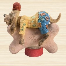 Vintage 1992 John Hine Animal Antics You're Bone Idle Dog Figurine Jon Herbert picture