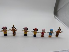 7 Vtg Walt Disney World Mickey Mouse Minnie Goofy Donald DaisyPlastic Figurines picture
