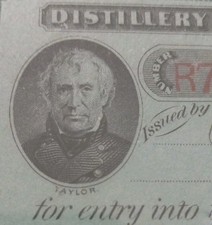 SLING'S 🪙 1878 DISTILLERY WAREHOUSE INTERNAL REVENUE TAX STAMP (UNITED STATES)  picture